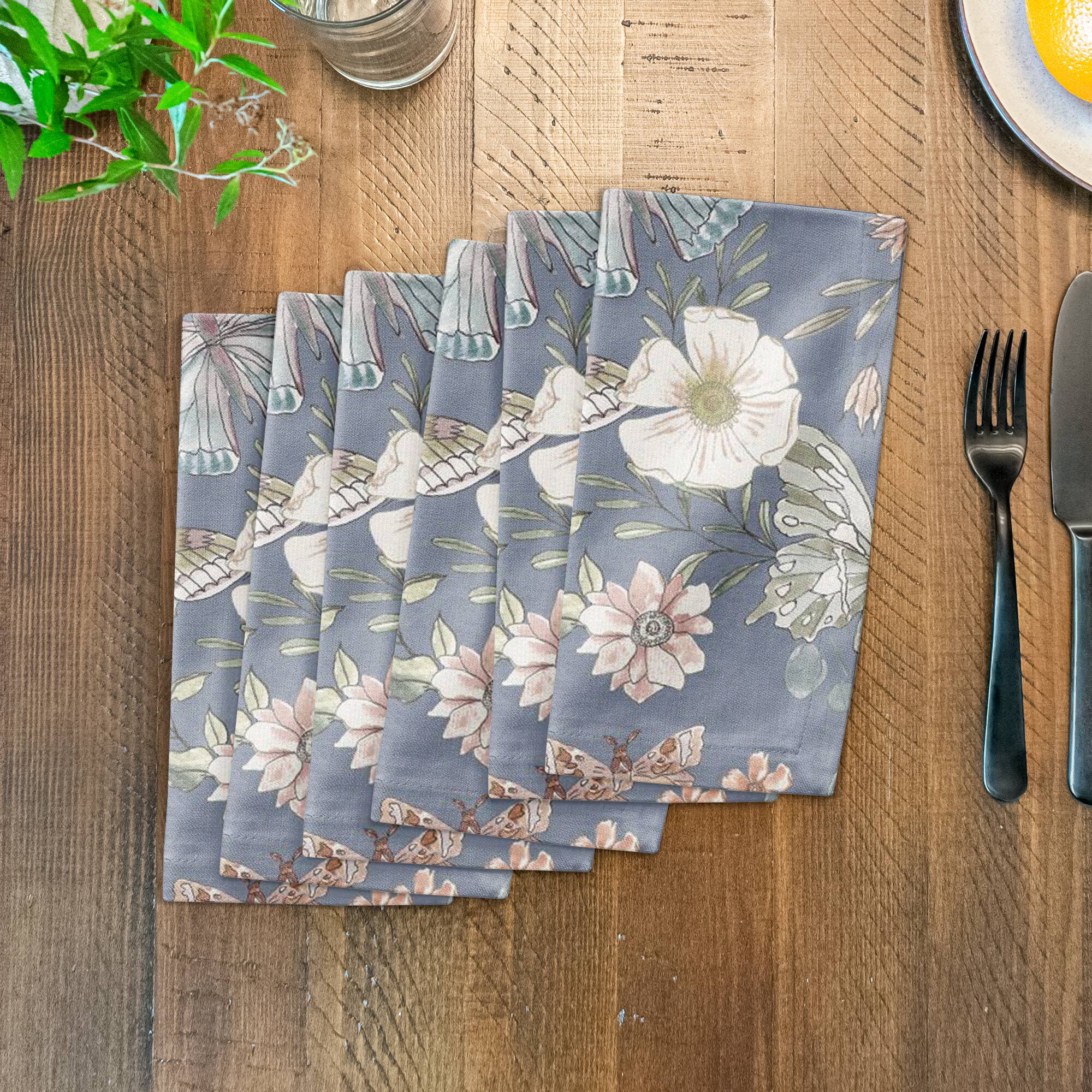 Butterflies Cotton Twill Napkin